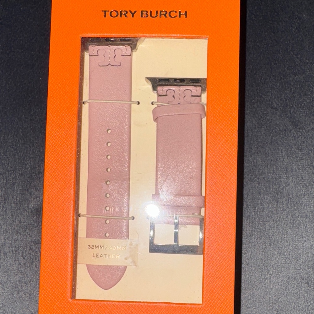 Tory Burch Blush Leather Watch Strap